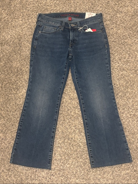 Lucky Brand Denim - NWT Lucky Brand Sweet Mid Rise Kick Crop Jeans 26